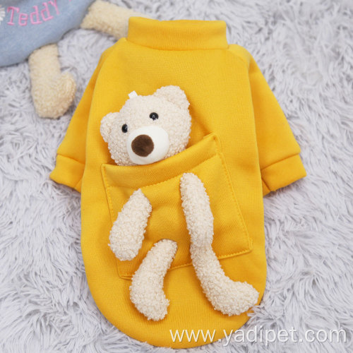 pet dogs strip hoodies cat clothes